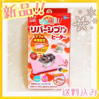 ほっとハム暖 リバーシブル ミニ ヒーター  ハムスター ハリネズミ 小動物 用(小動物)