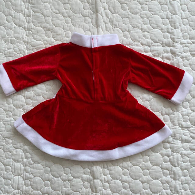 美品* クリスマス サンタ 女の子 80 キッズ/ベビー/マタニティのベビー服(~85cm)(ワンピース)の商品写真