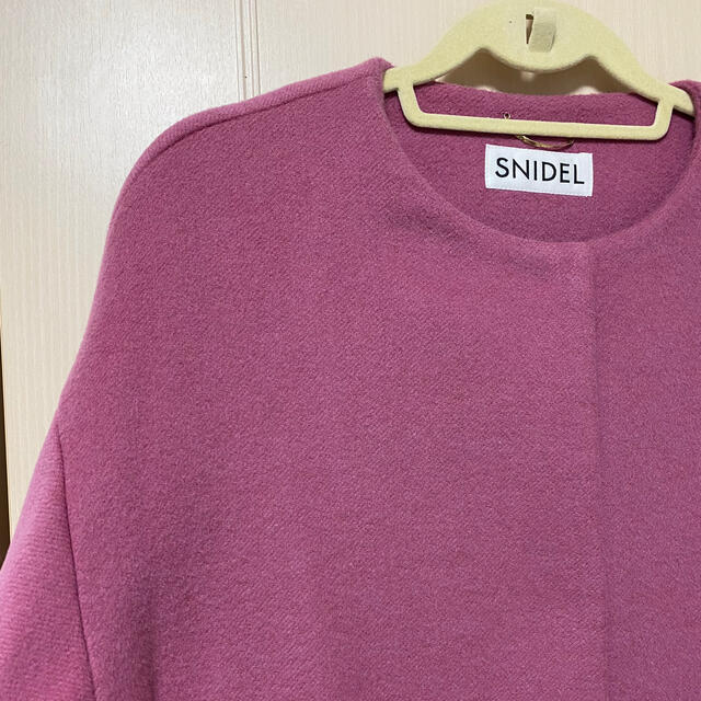 SNIDEL(スナイデル)のSNIDEL ノーカラーロングコート レディースのジャケット/アウター(ロングコート)の商品写真