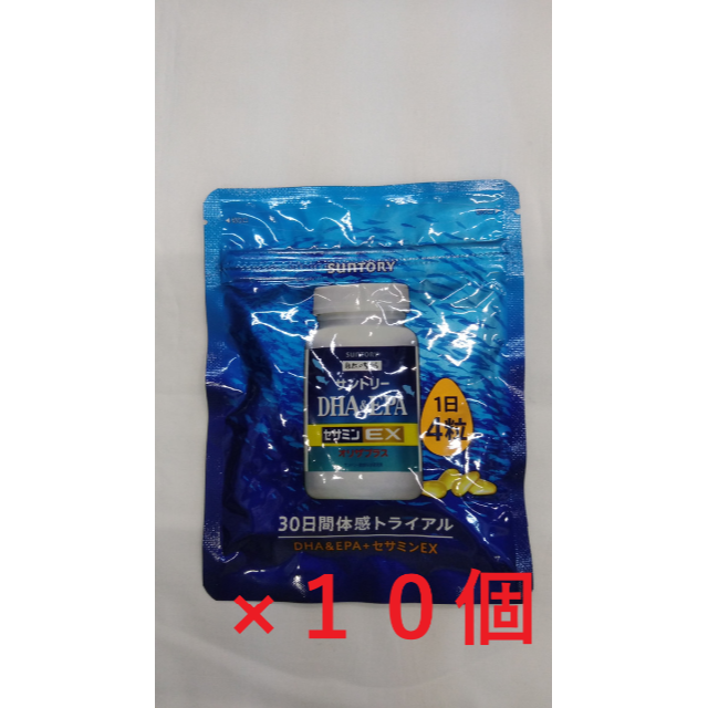 【１０個セット】サントリー DHA&EPA＋セサミンEX 120粒