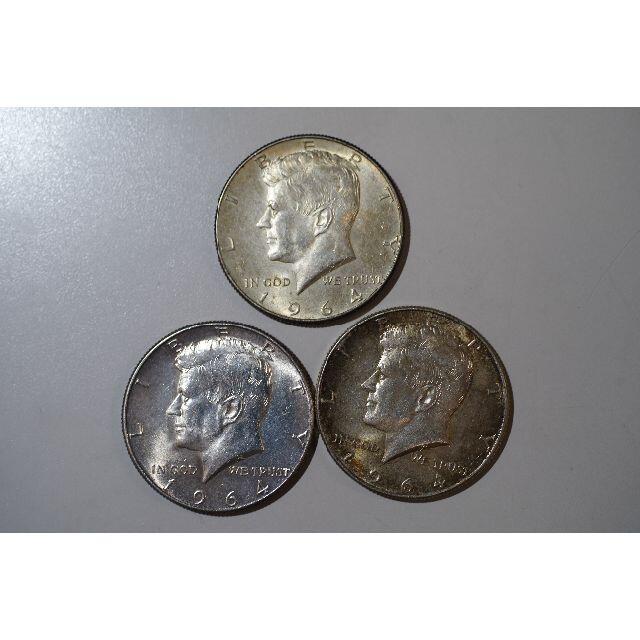 Half Dollar 1964年 リバティー　ケネディー　ハーフダラー