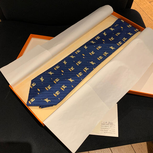 Hermes(エルメス)の期間限定お値下げ中！【新品】エルメス　HERMES　ネクタイ メンズのファッション小物(ネクタイ)の商品写真