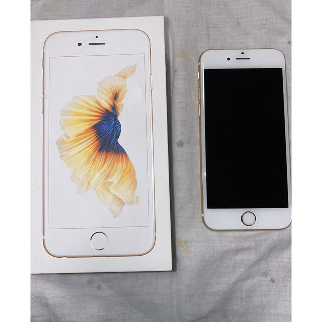 iPhone6S ゴールド SIMフリー 64GBスマートフォン/携帯電話