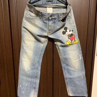 D&G Dolce &Gabbana クラッシュ ダメージ フレアデニムパンツ