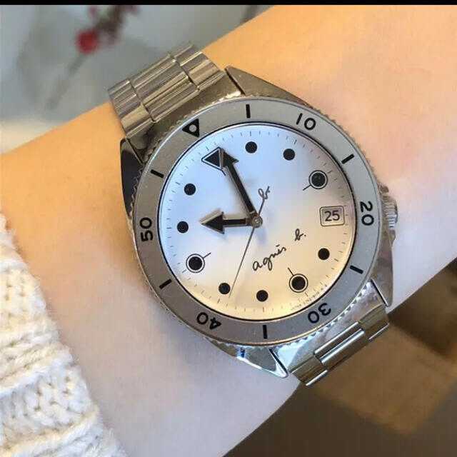 agnes b.(アニエスベー)のアニエスベー 腕時計　稼働中 レディースのファッション小物(腕時計)の商品写真