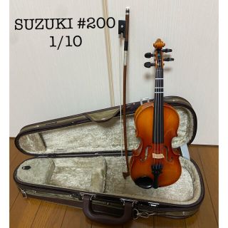 スズキ(スズキ)の【良音】KISO SUZUKI バイオリン 1/10 No.200 1978年製(ヴァイオリン)