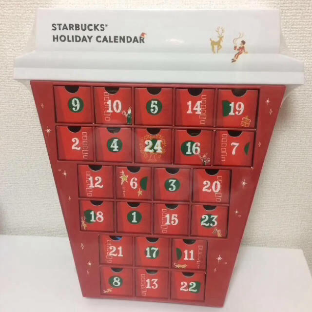 【 新品   】 スターバックス クリスマス 2018 アドベントカレンダー