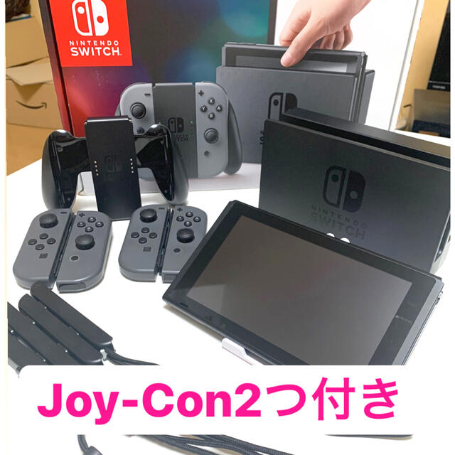 エンタメホビーNintendo Switch JOY-CON グレー 本体Joy-Conセット
