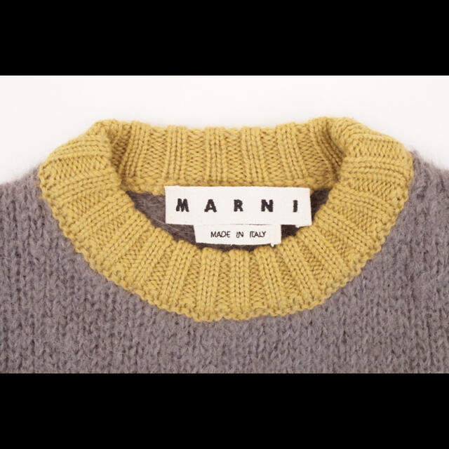 Marni(マルニ)の最終価格！MARNI マルニ モヘヤ/アルパカ混 クルーネック ニット 46 メンズのトップス(ニット/セーター)の商品写真