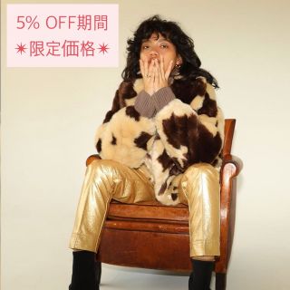 シールームリン(SeaRoomlynn)の【限定価格】ECOファーショートCollarコート COW シールームリン(毛皮/ファーコート)