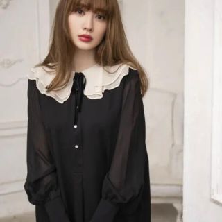 herlipto RomanticVolumeSleeveMidiDress(ひざ丈ワンピース)