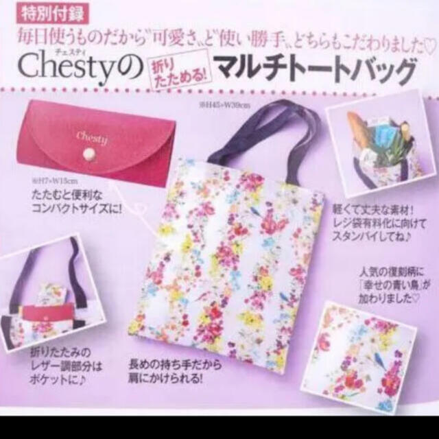 Chesty(チェスティ)のChesty 雑誌付録 レディースのバッグ(エコバッグ)の商品写真