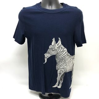 ルイヴィトン(LOUIS VUITTON)のルイヴィトン トップス 半袖Ｔシャツ チャップマン 馬 シマウマ ネイビー(Tシャツ/カットソー(半袖/袖なし))