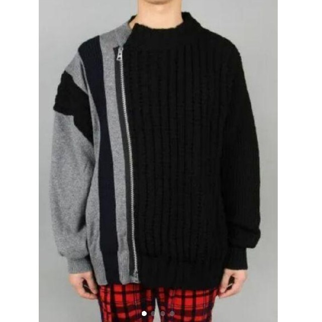 sacai - サイズ2 新品 完売品 sacai zip ニットの通販 by gethot shop