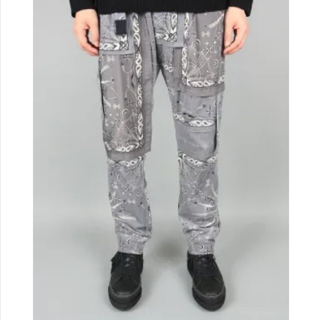 サイズ1 新品 sacai dr.woo バンダナ パンツ | wellsprings.uk.net