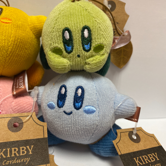 星のカービィマルチカラーコーデュロイぷちマスコット4種セットの通販