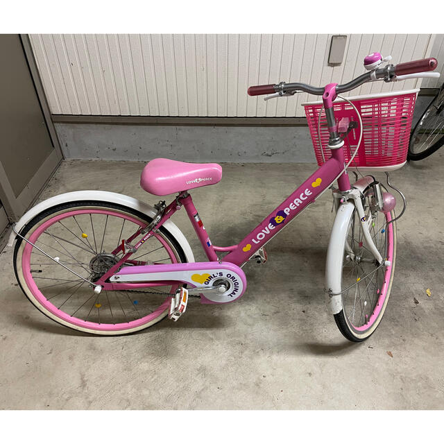 子供自転車　22インチ　ピンク