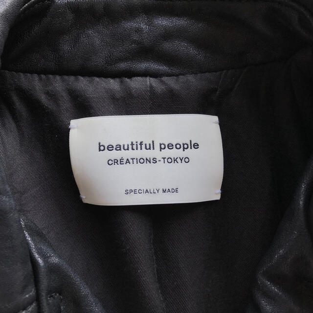 beautiful people(ビューティフルピープル)の⭐︎さんちゃん⭐︎様専用beautiful people 革ジャン レディースのジャケット/アウター(ライダースジャケット)の商品写真