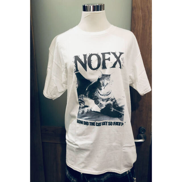 NOFX猫バンドTシャツパンクロックメロコアメンズL女性の方でも