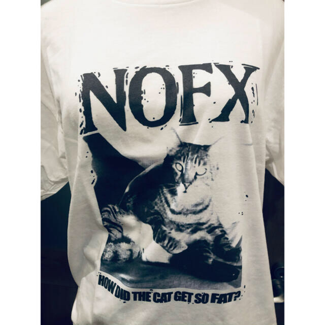 NOFX猫バンドTシャツパンクロックメロコアメンズL女性の方でも