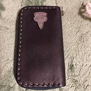 キャリー(CALEE)のBULL ORIGINAL Deer Skin Zip Wallet (長財布)