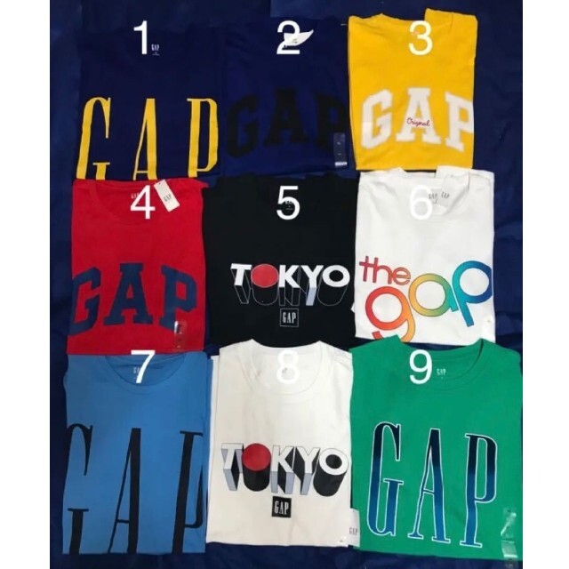 GAP(ギャップ)の【新品未使用タグ付き正規品 10枚セット】GAP　Tシャツ メンズのトップス(Tシャツ/カットソー(半袖/袖なし))の商品写真