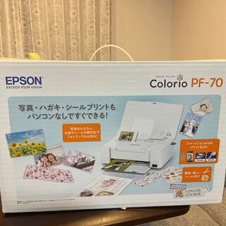 EPSON - EPSON無線LAN対応 コンパクトカラリオ PF-70 の通販 by