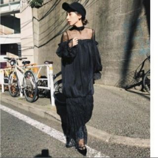 アメリヴィンテージ　CATTLEYA SHEER DRESS