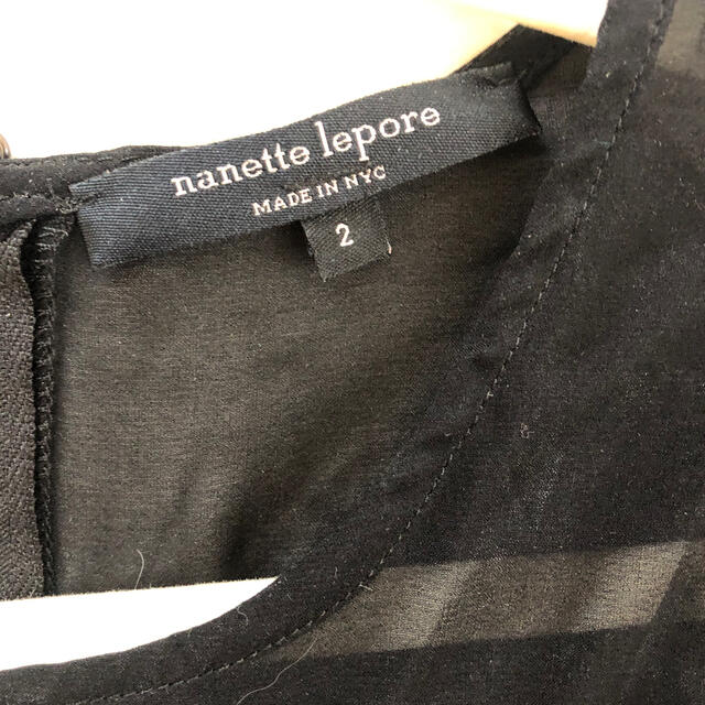 nanette lepore 黒カットソー 2