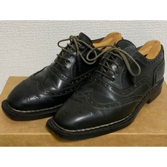 ★新品★ Santoni サントーニ　レザー　シューズ　革靴　ウィングチップ