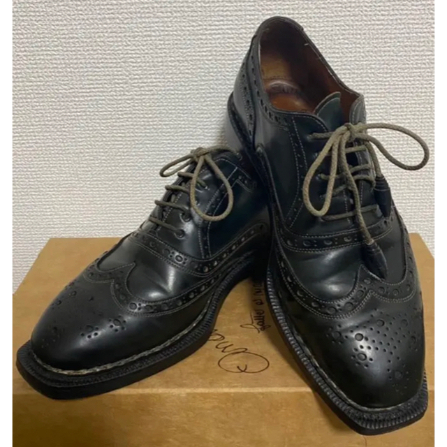 santoni ウィングチップ size5.5 シューキーパー付き BLACK