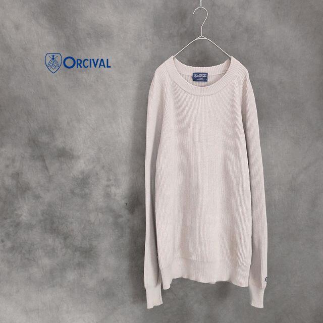 ORCIVAL(オーシバル)のORCIVAL オーシバル　ローゲージ編み ラグランセーター メンズのトップス(ニット/セーター)の商品写真