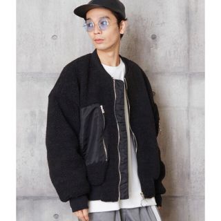 ビューティアンドユースユナイテッドアローズ(BEAUTY&YOUTH UNITED ARROWS)の値下げUnrelaxingボアMA-1ブルゾン定価28600円  (ブルゾン)