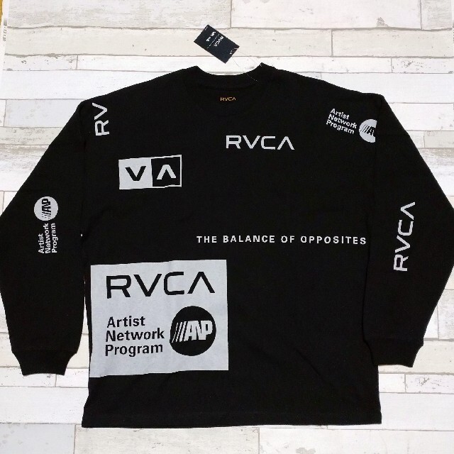 『未使用』RVCA ルーカ ビッグロゴ オーバーサイズ ロンT  S