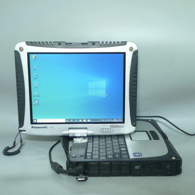 HDD500GBディスプレイPC タフブック 美品 10型 Panasonic CF-19 i5 Win10