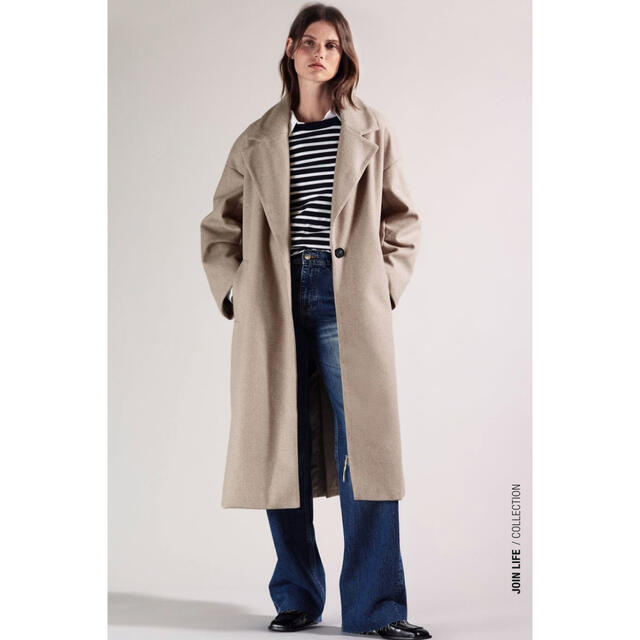 ZARA(ザラ)のオーバーサイズコート レディースのジャケット/アウター(ロングコート)の商品写真