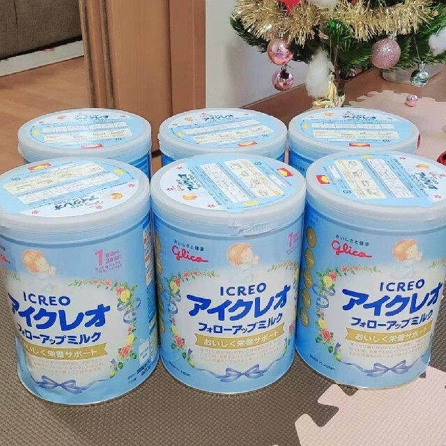 アイクレオ フォローアップミルク820g×6缶セット送料込24h以内発送-