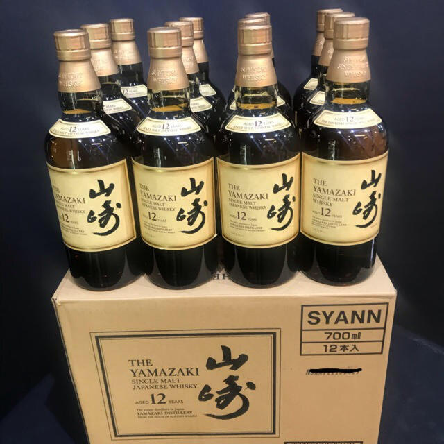 サントリー(サントリー)のサントリー山崎12年700ml  12本 食品/飲料/酒の酒(ウイスキー)の商品写真