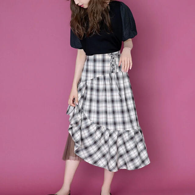WILLSELECTION(ウィルセレクション)の美品♡ラッフルスカート レディースのスカート(ロングスカート)の商品写真