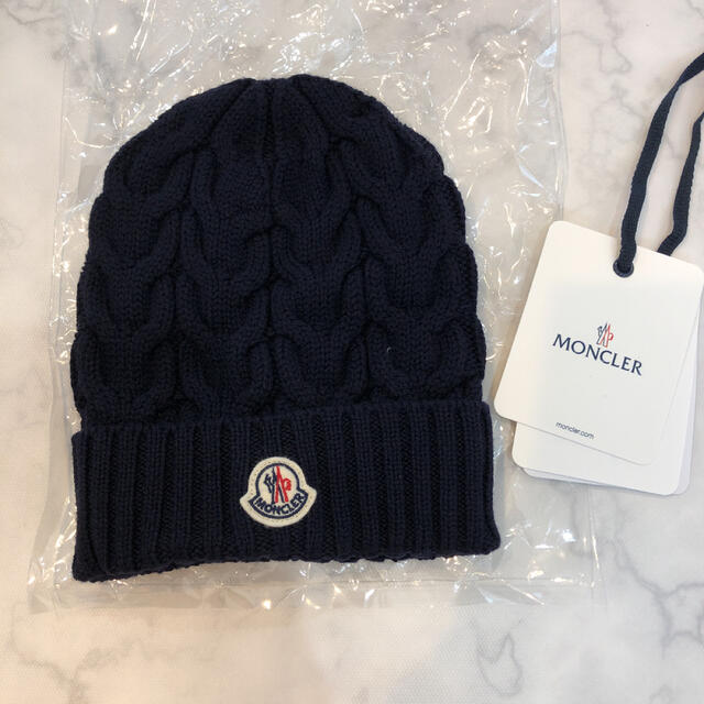 MONCLER(モンクレール)のMONCLER☆KIDS  Lサイズ レディースの帽子(ニット帽/ビーニー)の商品写真