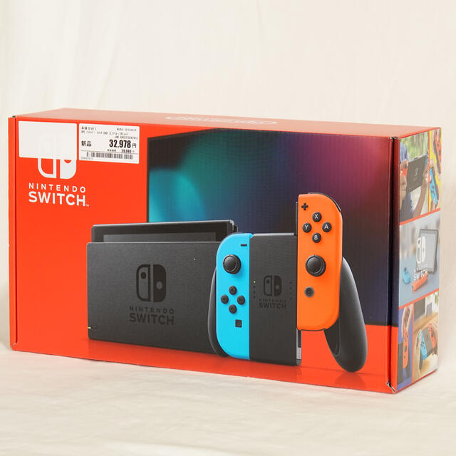 任天堂Switch本体　新品未開封　送料込み　店舗保証つき　ブルー／レッド