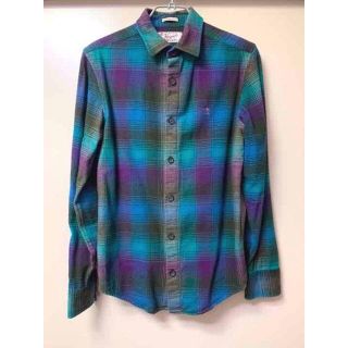 マンシングウェア(Munsingwear)のMunsingwear Flannel shirtターコイズブルー♪♪(シャツ)