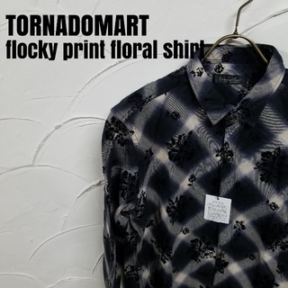 トルネードマート(TORNADO MART)のTORNADOMART/トルネードマート フロッキープリント 花柄 シャツ(シャツ)