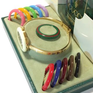 グッチ(Gucci)の2.超美品 グッチ GUCCI 時計 チェンジベゼル(腕時計)