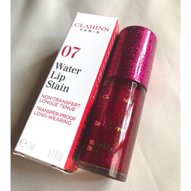 CLARINS(クラランス)の新品 クラランス ウォータ—リップ ステイン スパークリング 07 コスメ/美容のベースメイク/化粧品(口紅)の商品写真