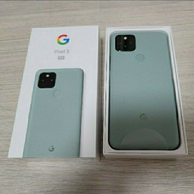 Google Pixel 5 Sorta Sage au版 SIMフリー