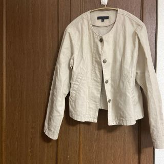 ユニクロ(UNIQLO)のユニクロ　ジャケット(ノーカラージャケット)