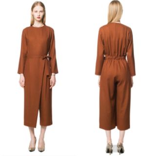 新品　CLANE    TASSEL JUMPSUIT  ウールオールインワン(オールインワン)