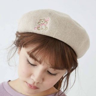 メリージェニー(merry jenny)の【⠀新品  】merry jenny くまさんベレー帽 (ハンチング/ベレー帽)