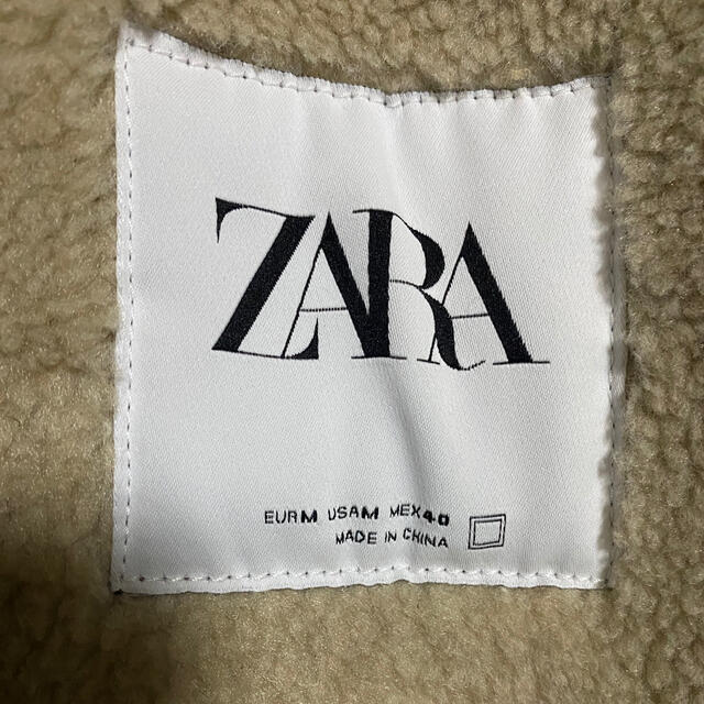 ZARA(ザラ)のZARA ムートンジャケット Mサイズ メンズのジャケット/アウター(レザージャケット)の商品写真